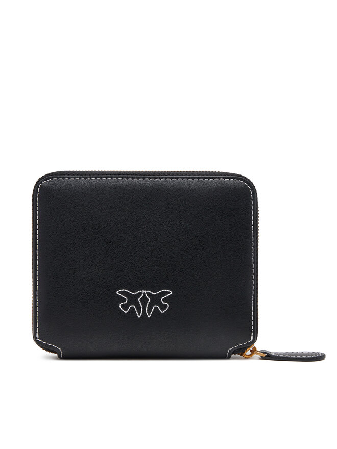 PINKO Duży Portfel Damski PINKO Taylor Zip Around PE 25 PCPL 100249 A2AN Czarny