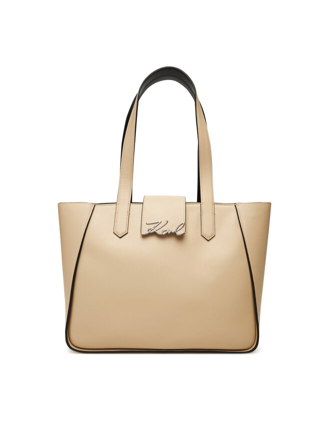 KARL LAGERFELD Ročna torba KARL LAGERFELD A3W30133 Bež