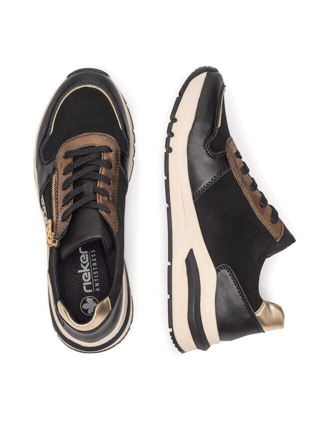 Rieker Halbschuhe Rieker M6616-00 Schwarz