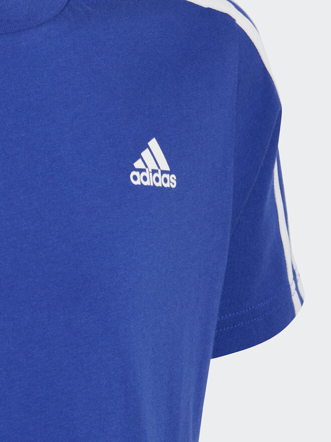 adidas adidas T-Shirt Essentials 3-Stripes Cotton T-Shirt IC0604 Blau Regular Fit