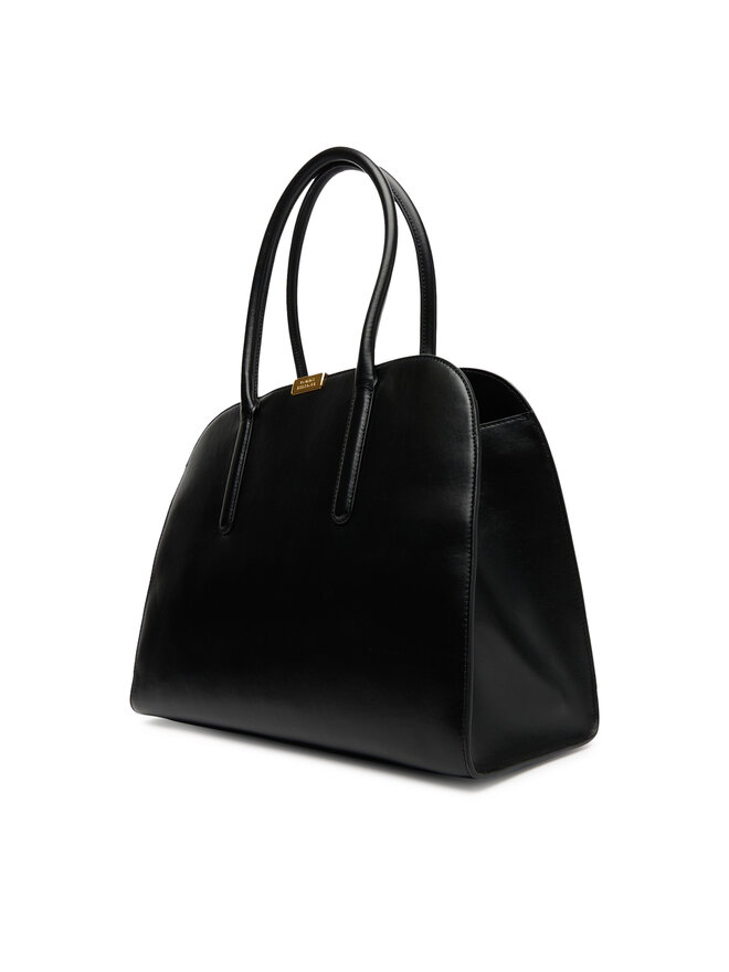 Tommy Hilfiger Táska Tommy Hilfiger Iconic Leather Tote AW0AW18206 Fekete