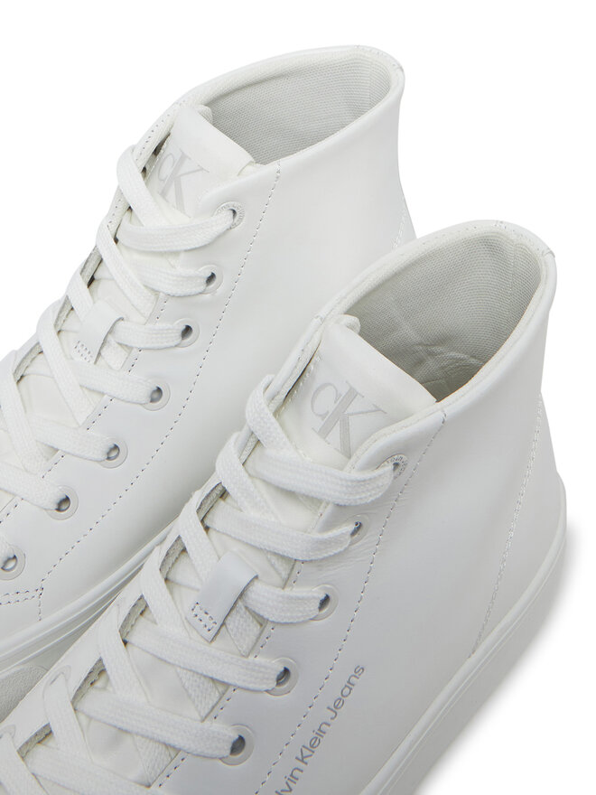 Calvin Klein Jeans Zapatillas Calvin Klein Jeans Vulc Flatform Mid Mg Lth YW0YW01741 Blanco
