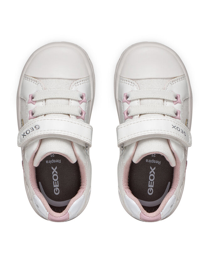 Geox Sneakers aus Stoff Geox B Gisli Girl B651MB 00954 C0007 S Weiß