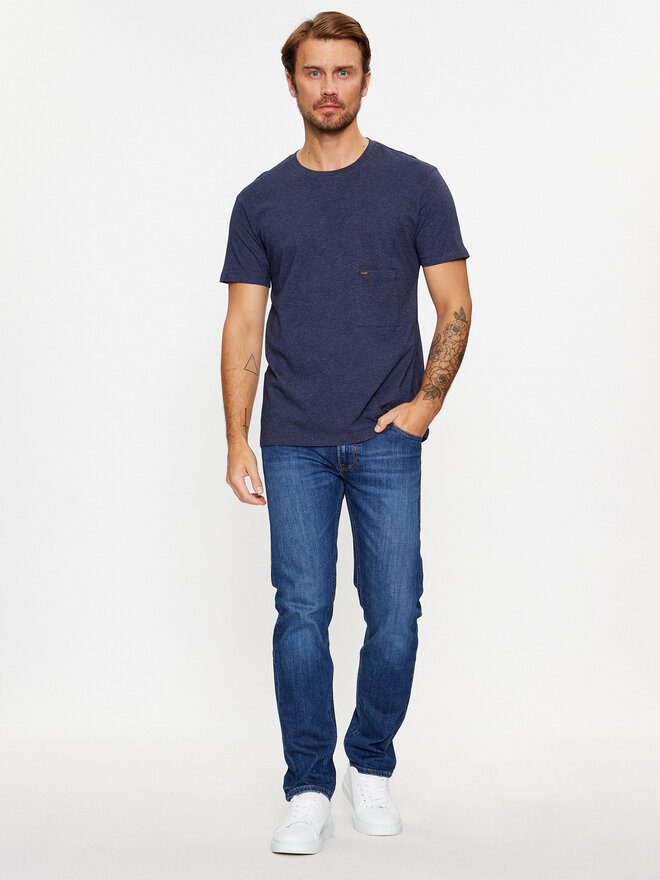 Lee Lee Póló 112341705 Sötétkék Slim Fit
