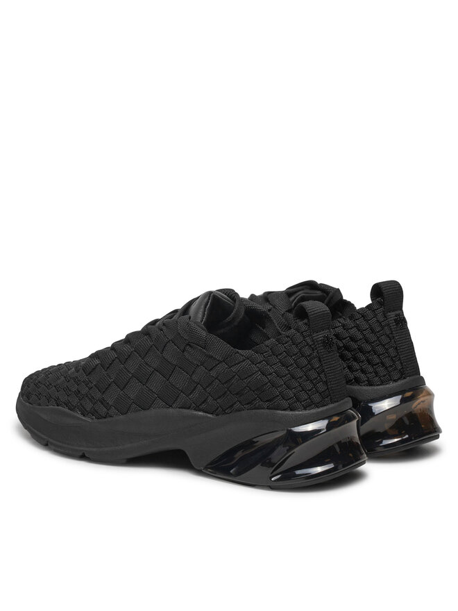 Tory Burch Sneakersy Tory Burch Good Luck Woven Trainer 159962 Czarny