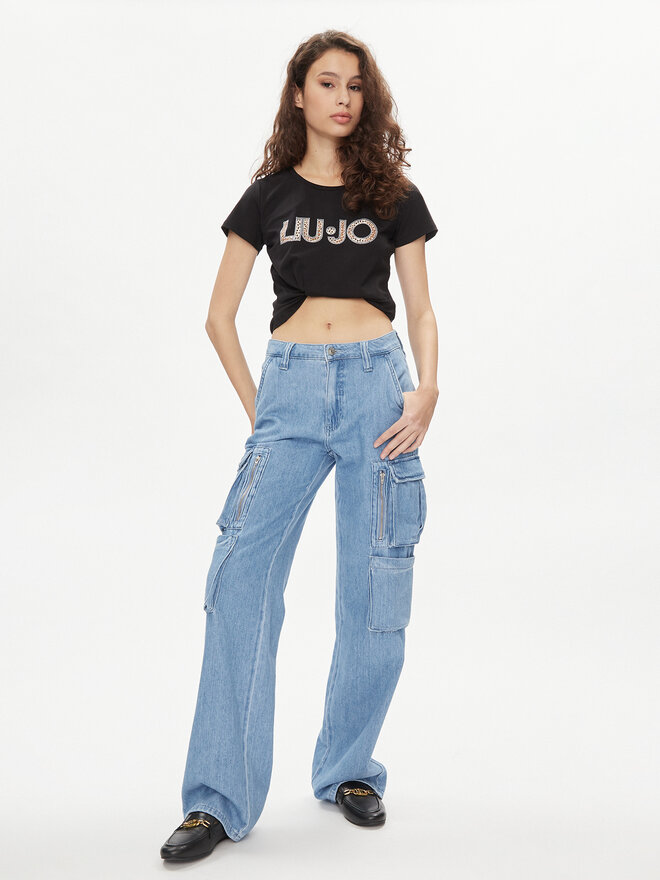 Liu Jo Liu Jo T-Shirt VA4105 JS003 Μαύρο Regular Fit
