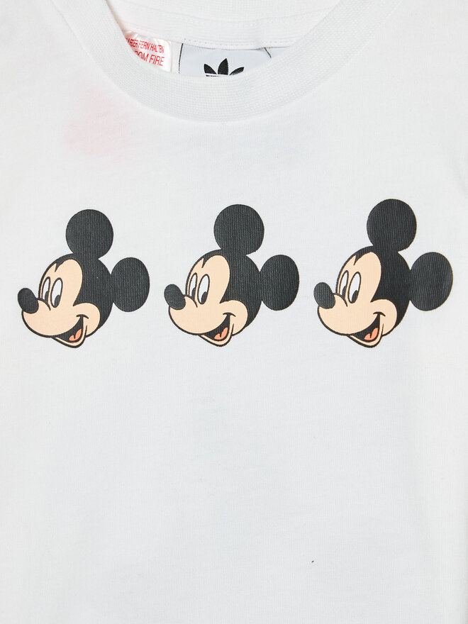 adidas adidas Marškinėliai Disney Mickey And Friends H22579 Balta Regular Fit