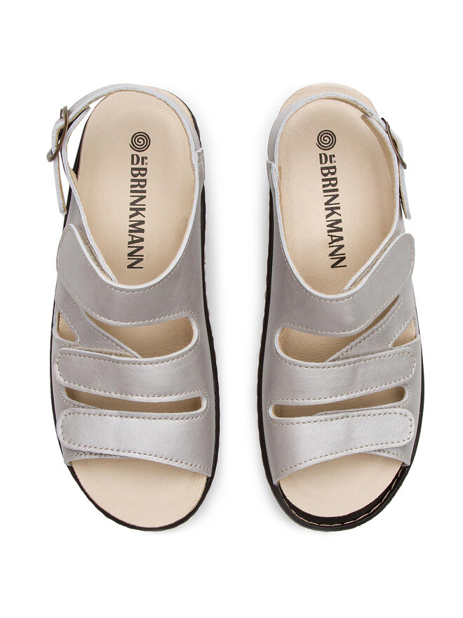 Sandalias Dr. Brinkmann Para Mujer - Modelo Piazza, Suela De Piel Suave Y Cómoda