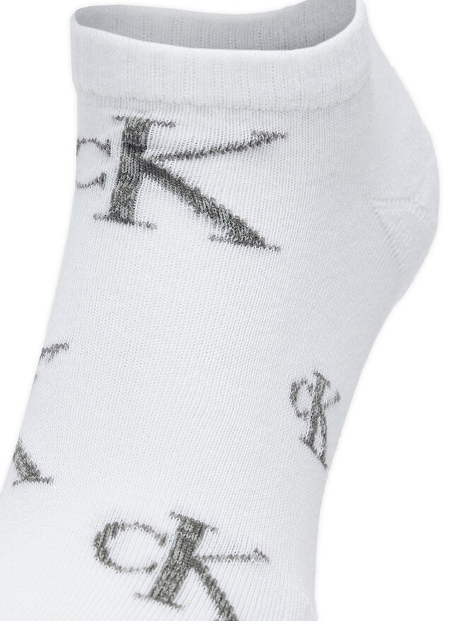 Calvin Klein Jeans Σετ 2 ζευγάρια κοντές κάλτσες γυναικείες Calvin Klein Jeans 701229470 Λευκό