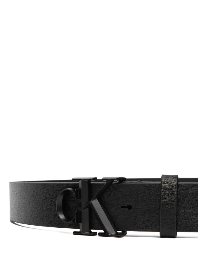 Calvin Klein Gürtel Calvin Klein Ck Faceted Buckle 32Mm LV04D7173G Schwarz