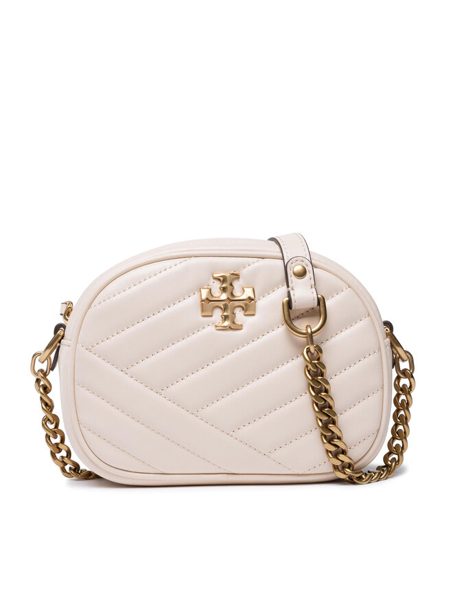 Tory Burch Сумка Tory Burch Kira Chevron Small Camera Bag 90450 Бежевий