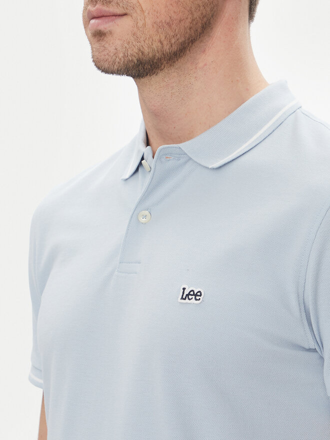 Lee Lee Pólóing Pique 112363784 Kék Regular Fit