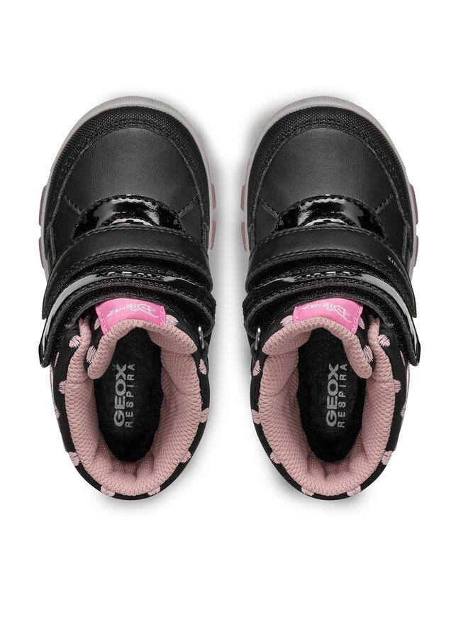 Geox Snehule Geox B Flanfil Girl B Abx B463WC 0BCMN C9289 M Čierna