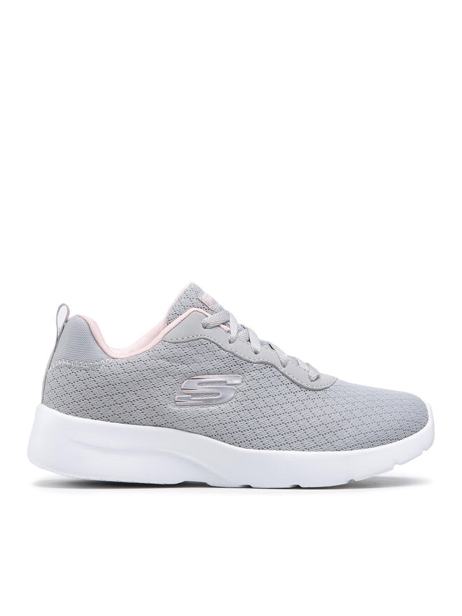 Skechers gray pink on sale