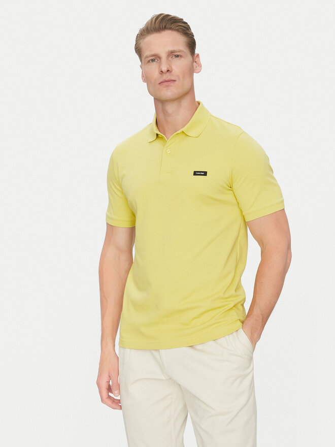 Calvin Klein Calvin Klein Polo K10K111196 Amarillo Slim Fit