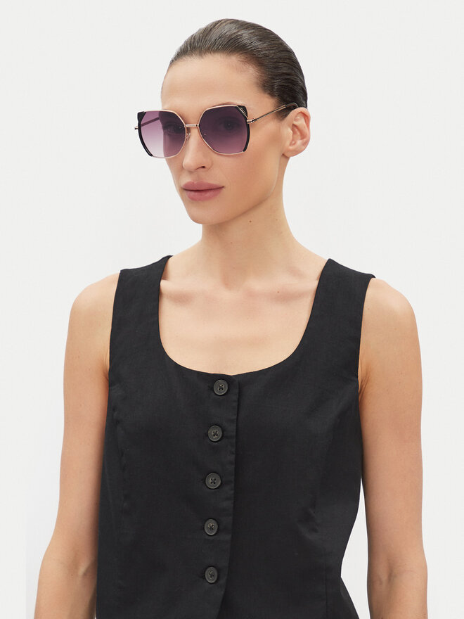 JENNY Okulary przeciwsłoneczne JENNY 4WF-022-SS25 Czarny