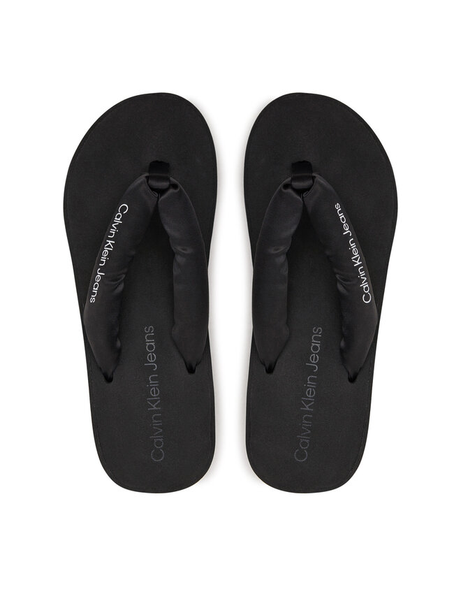 Calvin Klein Jeans Σαγιονάρες Calvin Klein Jeans Beach Wedge Sandal Padded Ny YW0YW01397 Μαύρο