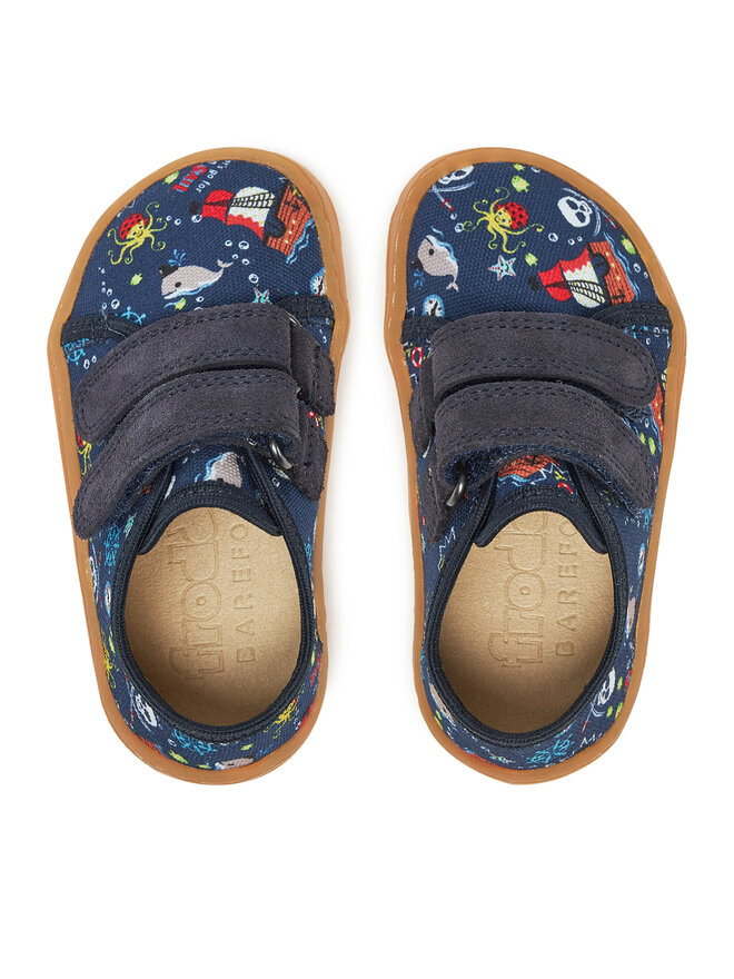 Froddo Papucs Froddo Barefoot Canvas G1700379-29 M Sötétkék