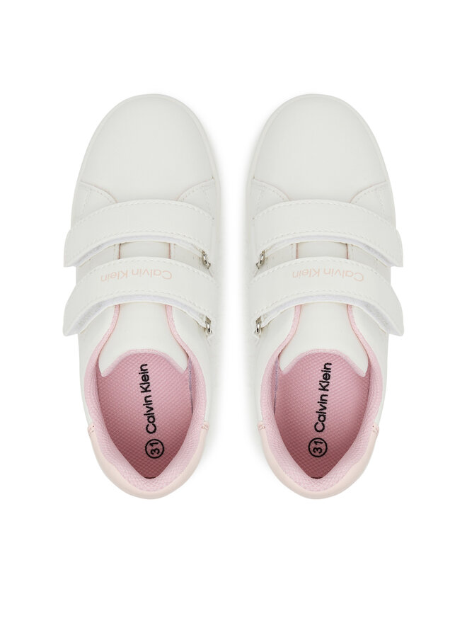Calvin Klein Снікерcи Calvin Klein Low Cut Velcro Sneaker V1A9-83087-1355 S Білий
