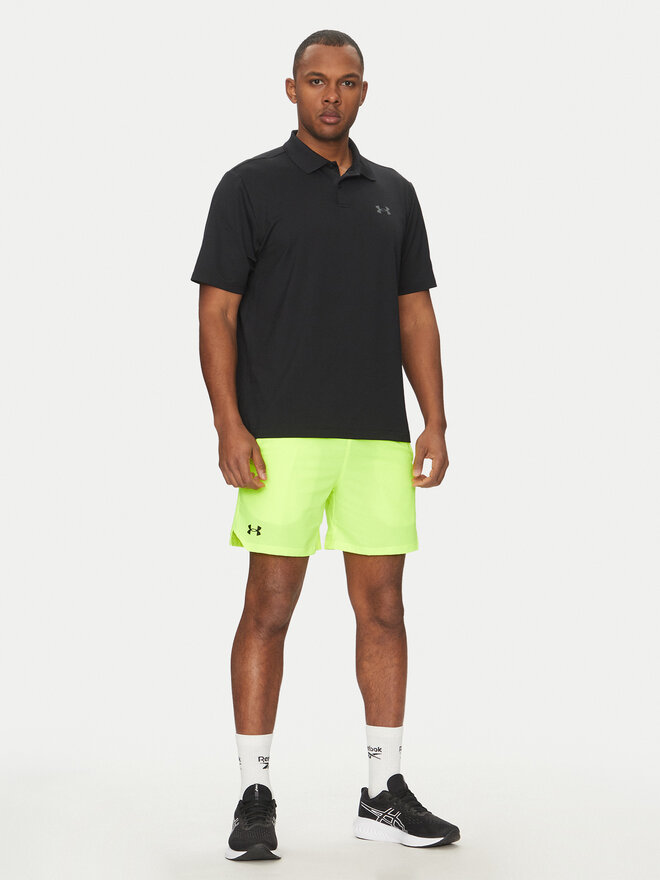 Under Armour Under Armour Polo marškinėliai Matchplay 1377374 Juoda Loose Fit