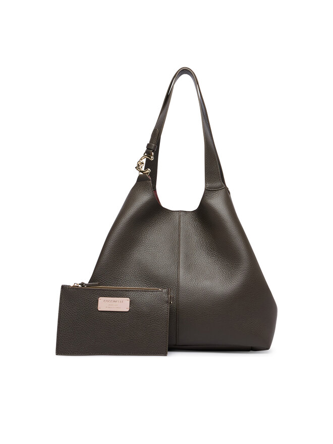 Coccinelle Handtasche Coccinelle SHA Coccinelle C-Easy E1 SHA 11 01 01 Khakifarben