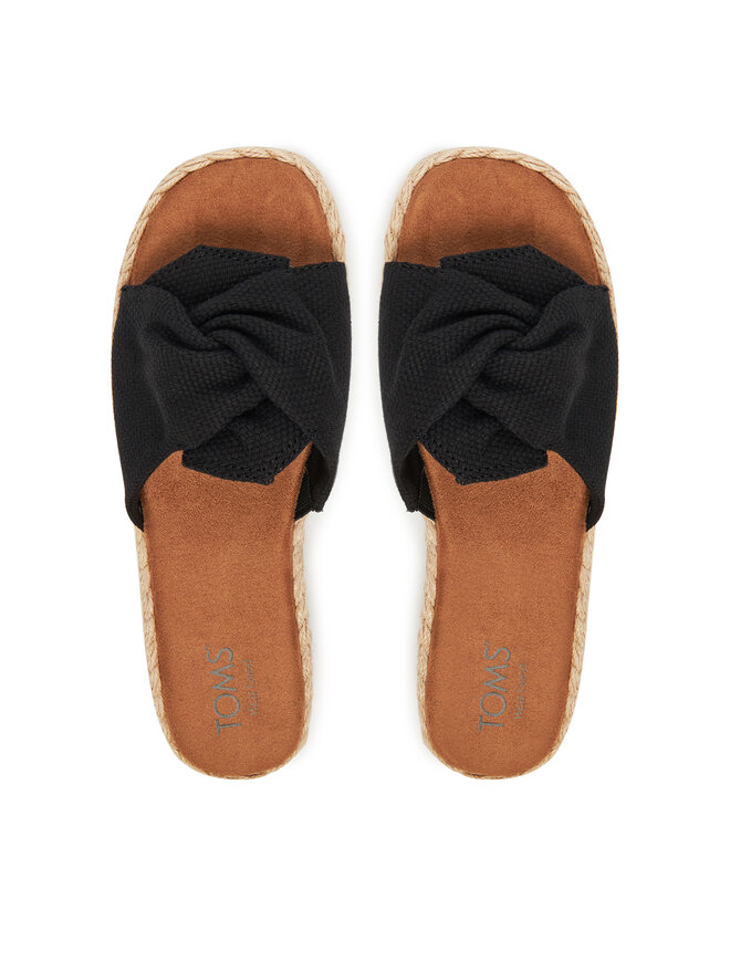 Toms Еспадрильї Toms Abby Slide 10021978 Чорний