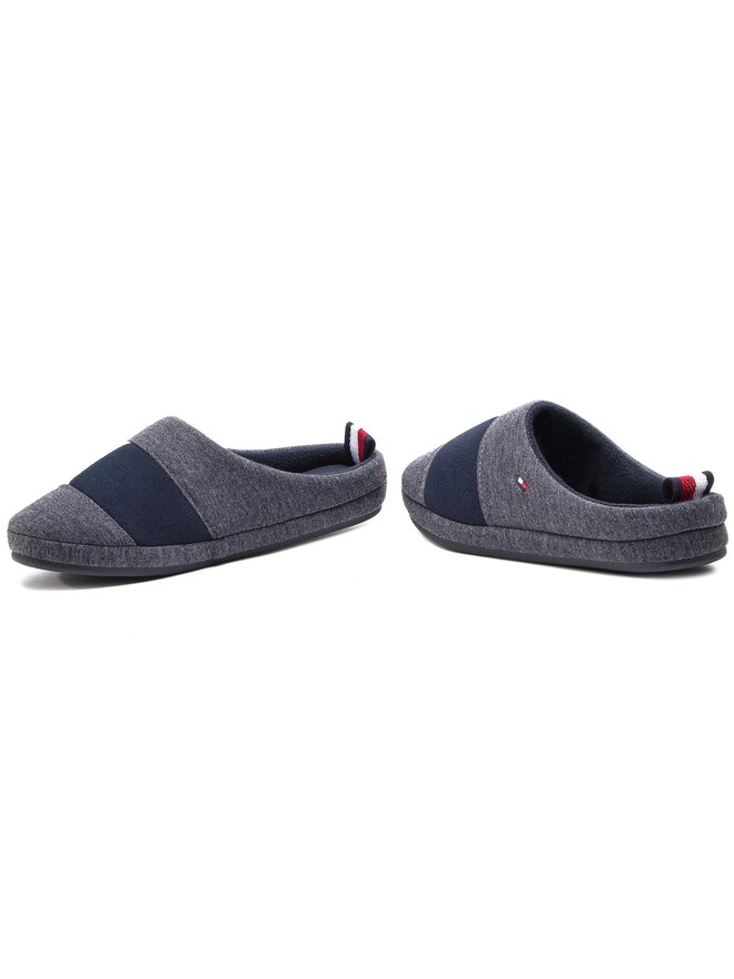 Tommy Hilfiger Hausschuhe Tommy Hilfiger Flag Homeslipper FM0FM02178 Grau