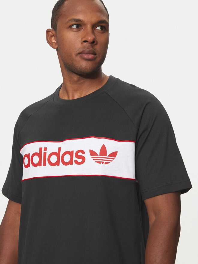 adidas adidas Majica Archive IS1404 Črna Regular Fit