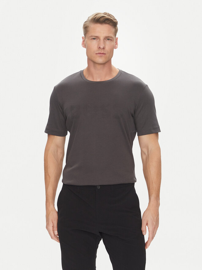 BOSS BOSS T-Shirt Logo Future 50543796 Grau Regular Fit