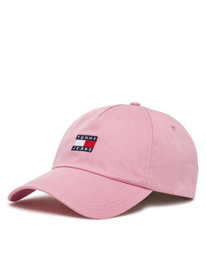 Tommy Jeans Καπέλο Jockey Tommy Jeans Heritage Core 5 Panel AW0AW16991 Καφέ