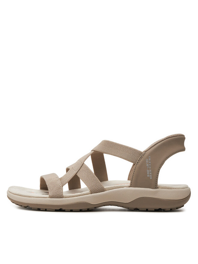 Skechers Σανδάλια Skechers Reggae Slim-Stretch Flex 163460/TPE Μπεζ