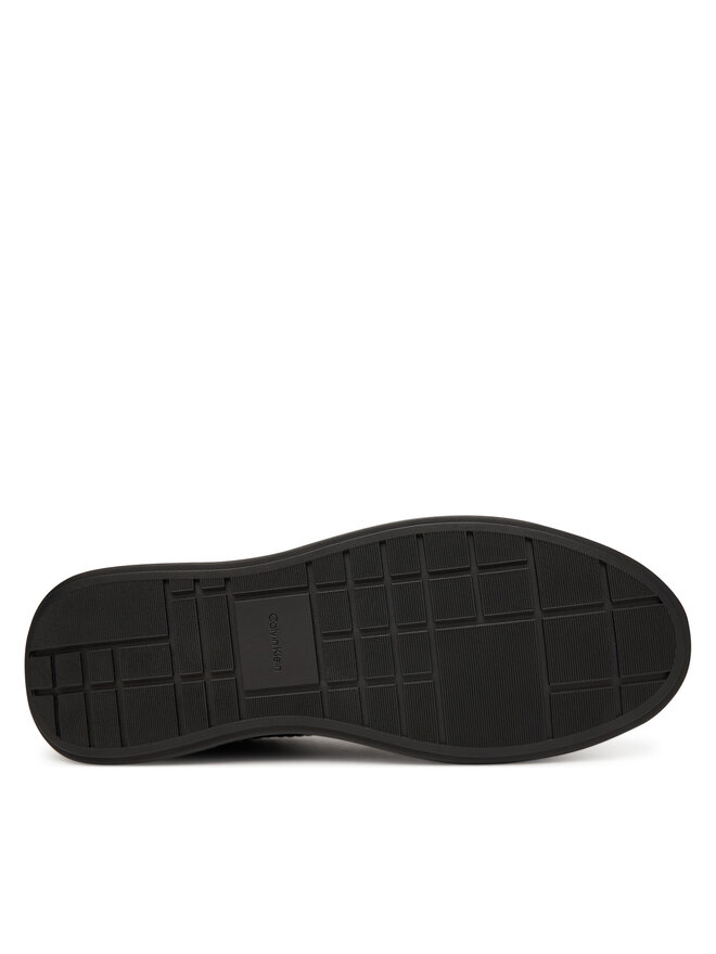 Calvin Klein Zapatillas Calvin Klein Chunky Cupsole Laceup Lth Aop YM0YM01383 Negro
