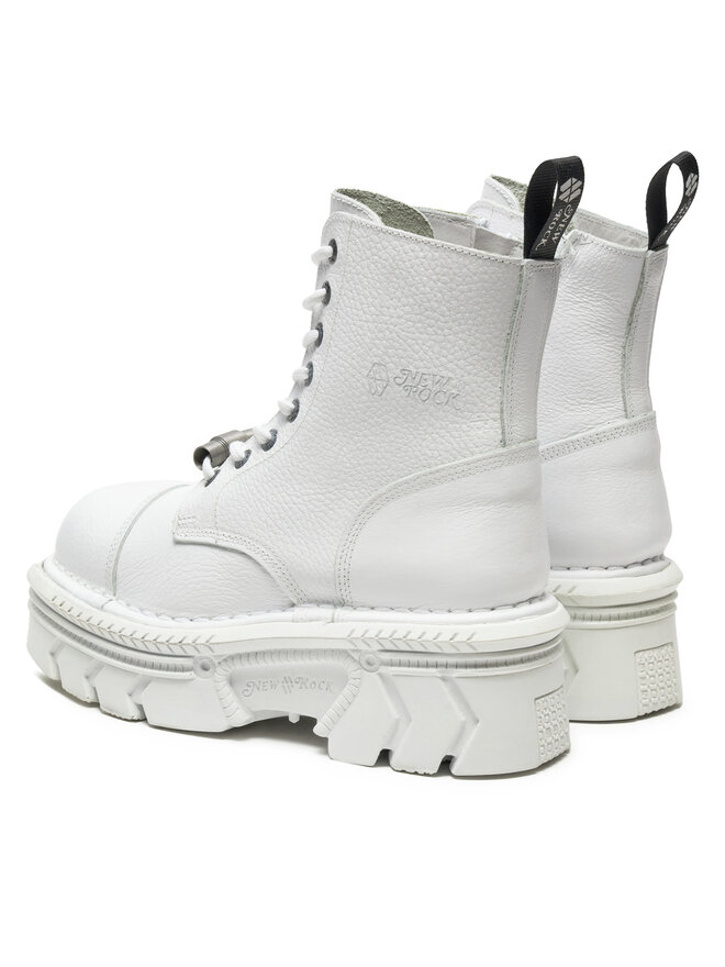 NEW ROCK Anfibi NEW ROCK M-MILI083CM-C56 Bianco