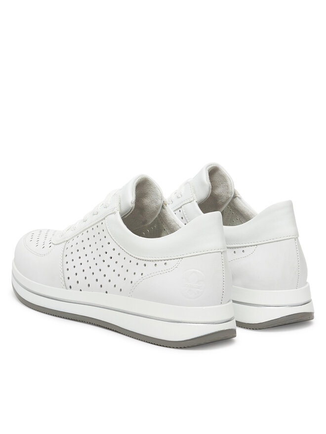 Rieker Sneakersy Rieker N4515-80 Biały