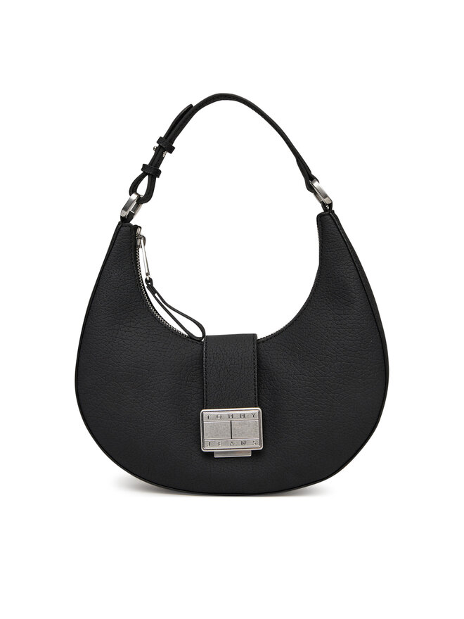 Tommy Jeans Handtasche Tommy Jeans Tjw Crush Shoulder Bag AW0AW17539 Schwarz