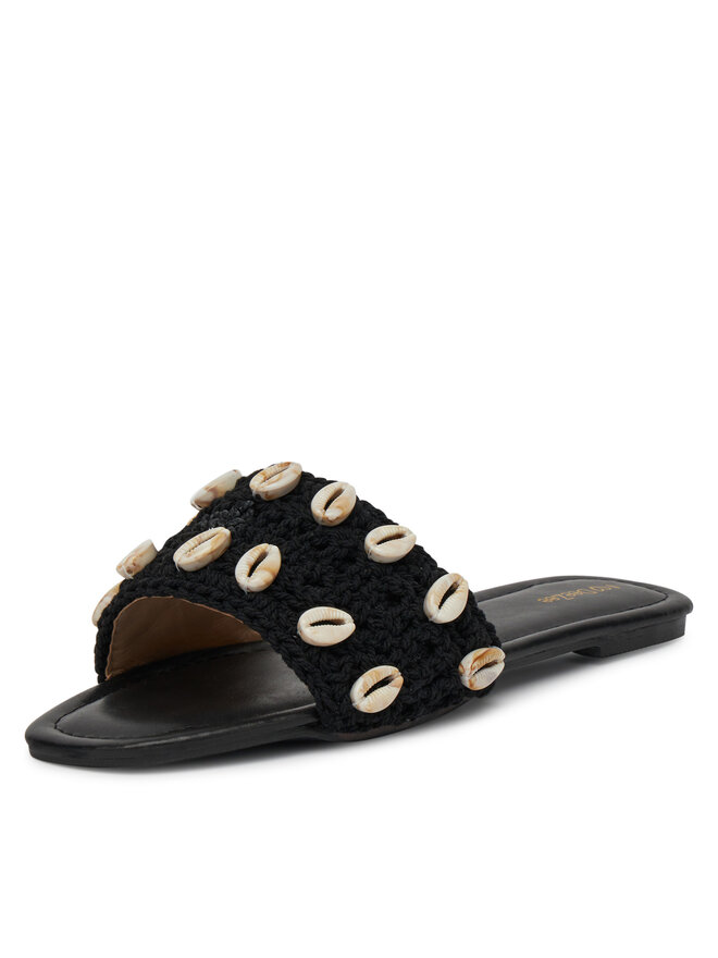 DeeZee Pantoletten DeeZee YD2303-1 Schwarz