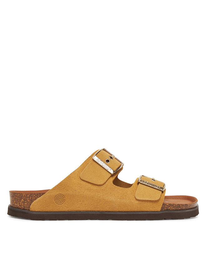Genuins Papucs Genuins Hawaii Velour G104348 Barna