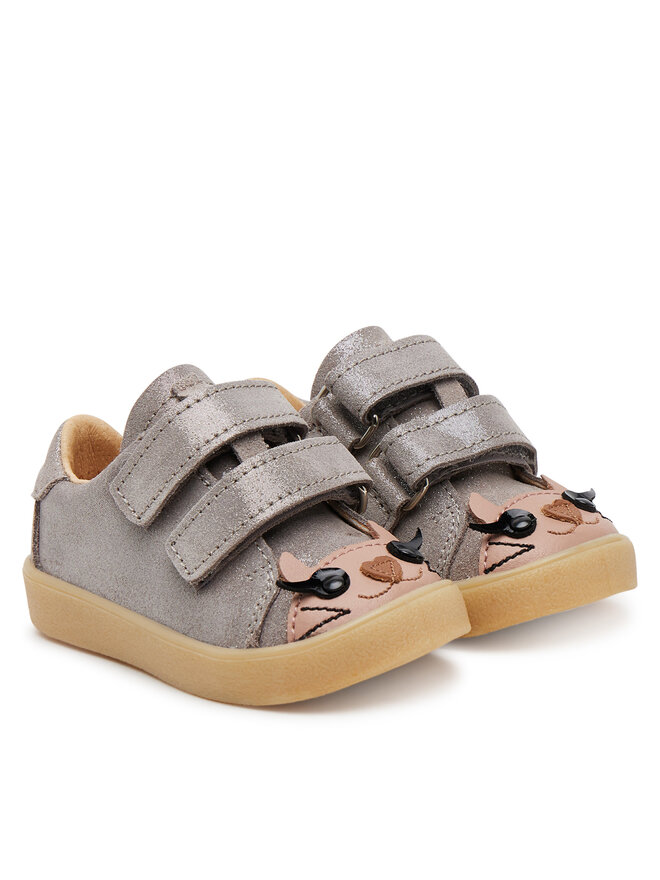 Mrugała Sneakersy Mrugała Maki Kitty 3180/5-84 Srebrny