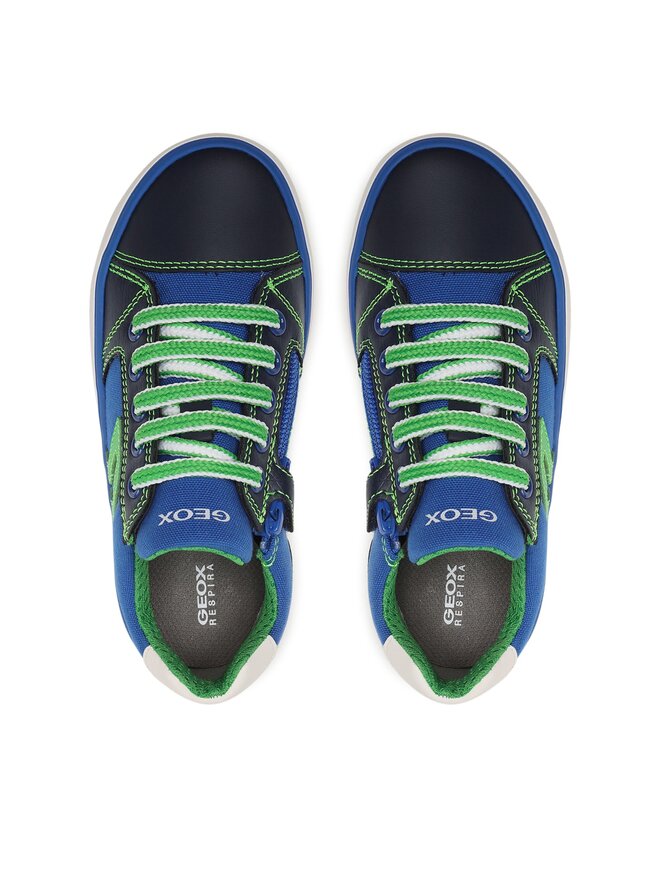 Geox Herren Sneaker J Gisli Boy F – Sportlicher Schnürschuh Aus Synthetik Mit Gummisohle