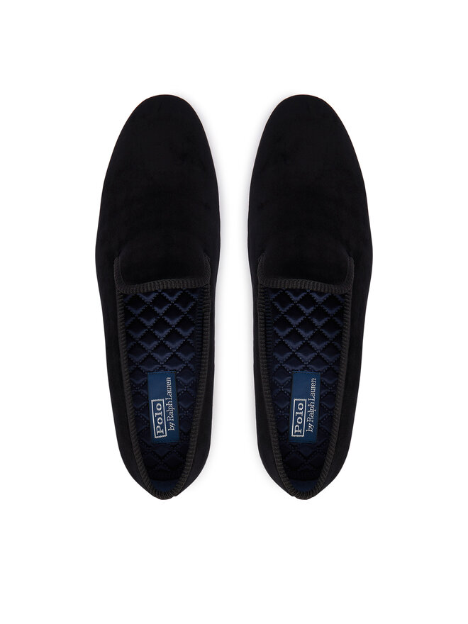 Polo Ralph Lauren Slipper Polo Ralph Lauren Paxton Velvet 811P07663001 Schwarz