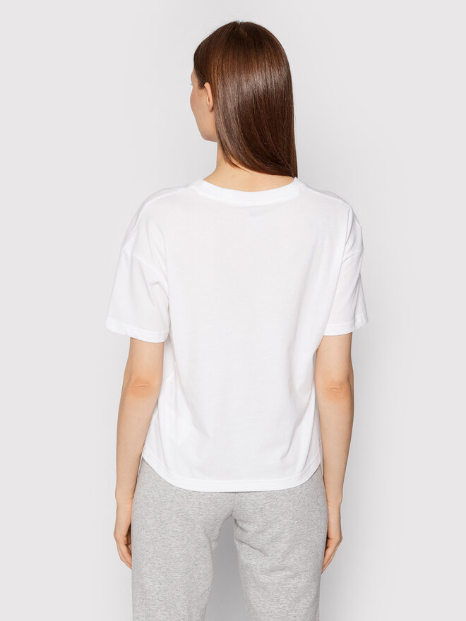 New Balance New Balance Camiseta WT03805 Blanco Relaxed Fit