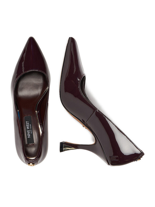 Nine West Pantofi cu toc subțire Nine West CEO-AMANI-01 Vișiniu