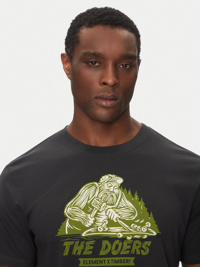 Element Element T-Shirt ELYZT00521 Μαύρο Regular Fit