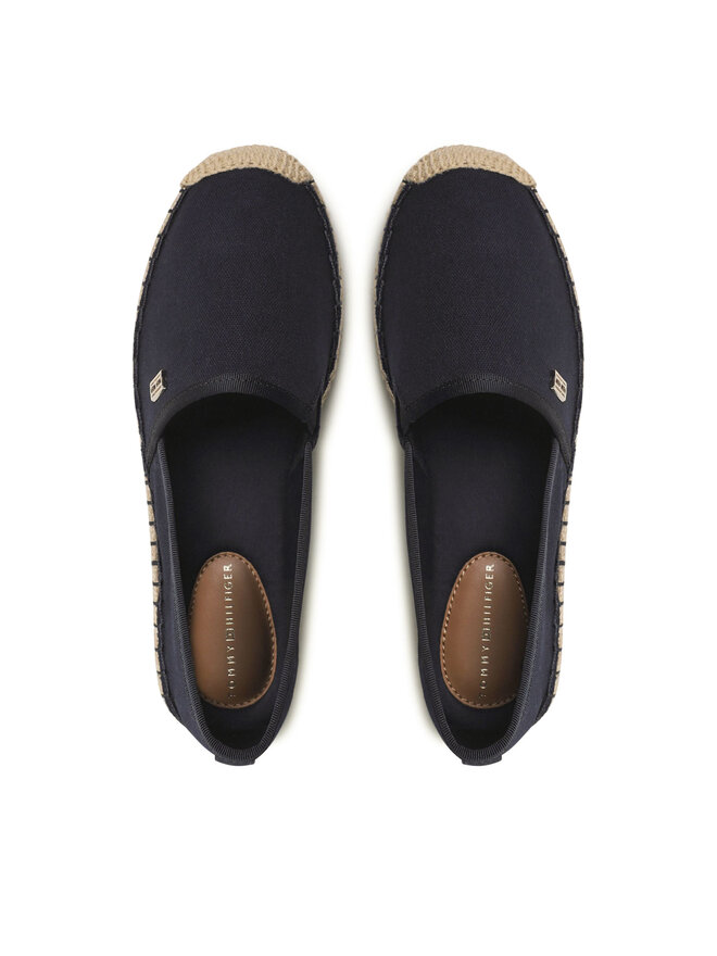 Tommy Hilfiger Espadrilles Tommy Hilfiger Essential Espadrille FW0FW07458 Dunkelblau