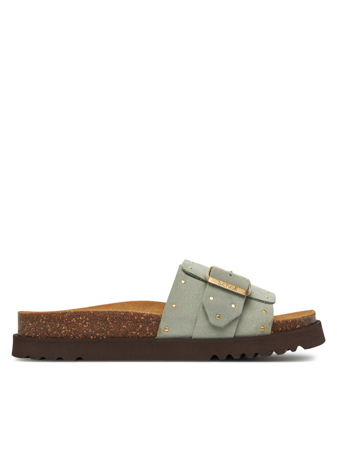 Scholl Klapki Scholl Joyce F32243 Zielony