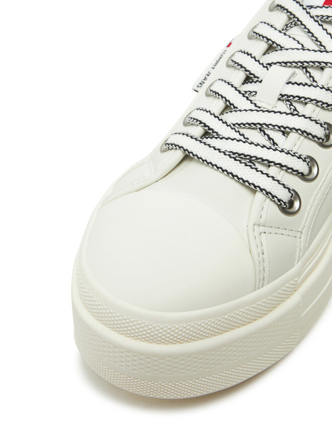 Tommy Jeans Sneakers aus Stoff Tommy Jeans Foxing EN0EN02714 Écru