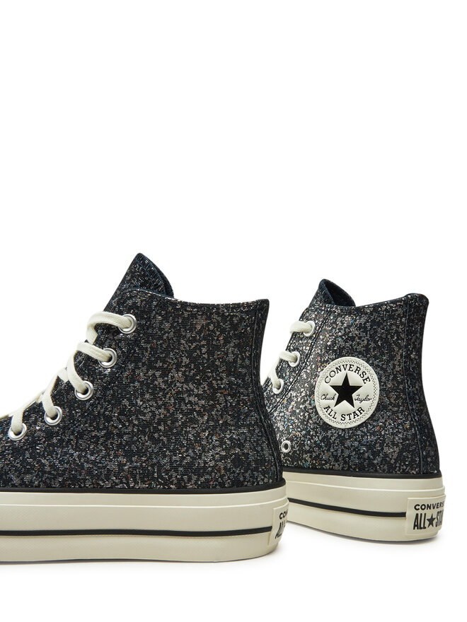 Converse Tornacipő Converse Chuck Taylor All Star Lift Platform Glitter A09551C 401 Fekete