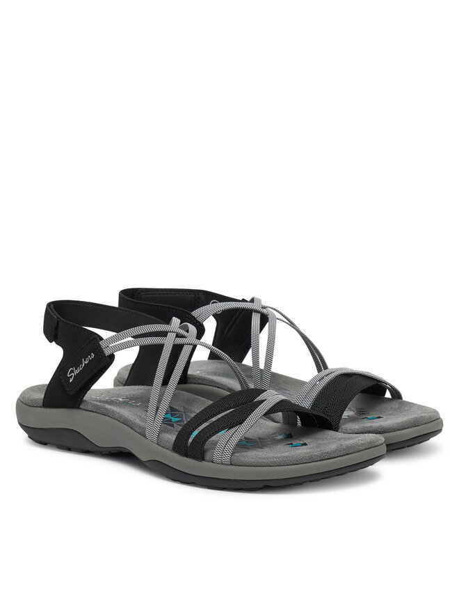 Skechers Σανδάλια Skechers Reggae Slim-Takes Two 163112/BKCC Μαύρο