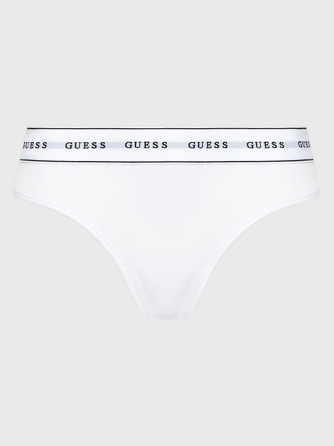 Guess Guess Klasične spodnje hlačke Carrie O97E02 KBBU1 Bela