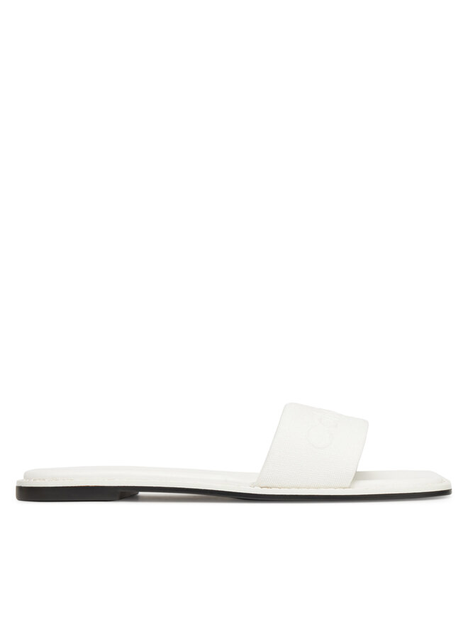Calvin Klein Παντόφλες Calvin Klein Flat Slide - He HW0HW02378 Λευκό
